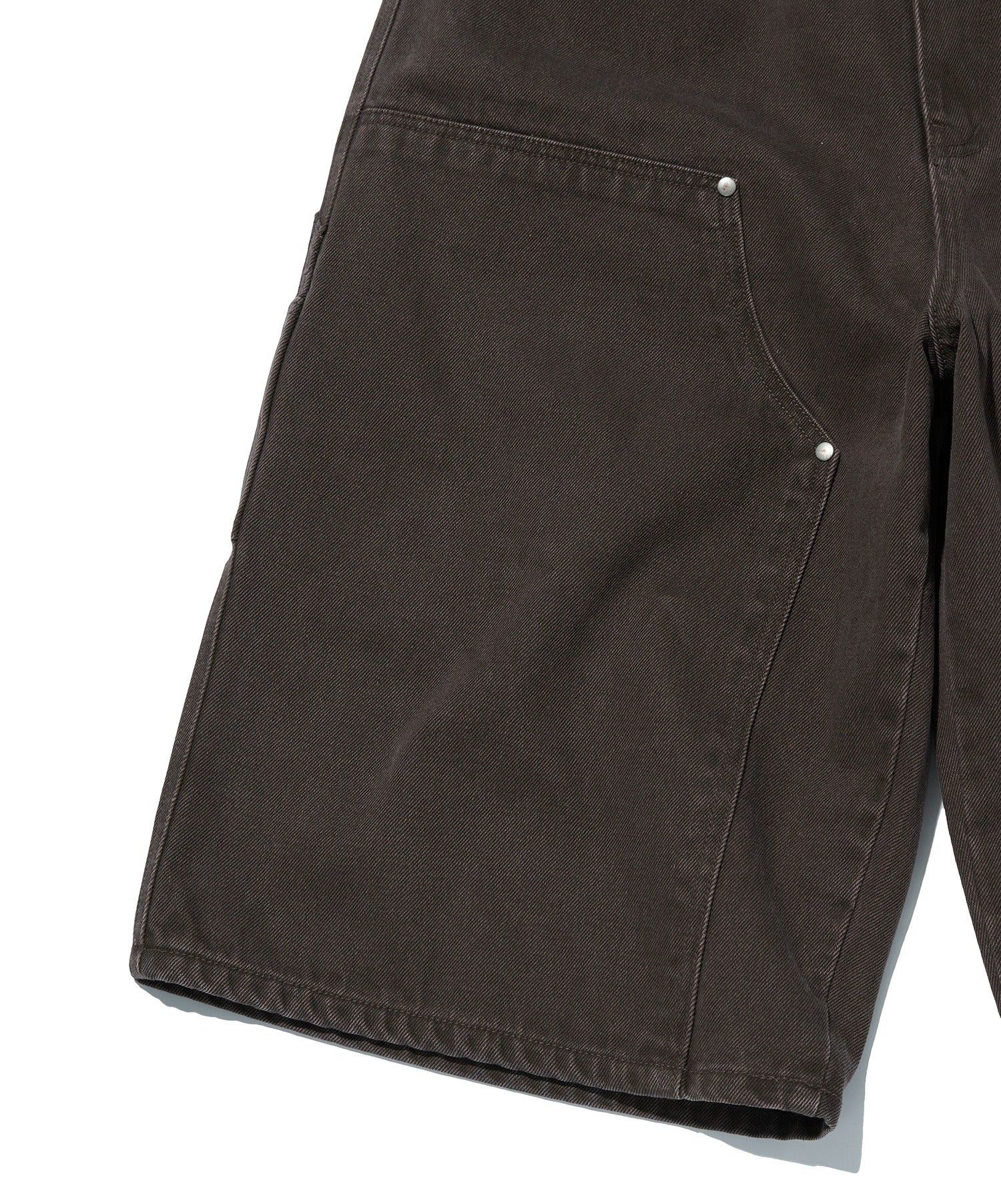 CONTOUR DOUBLE KNEE SHORTS [BROWN]