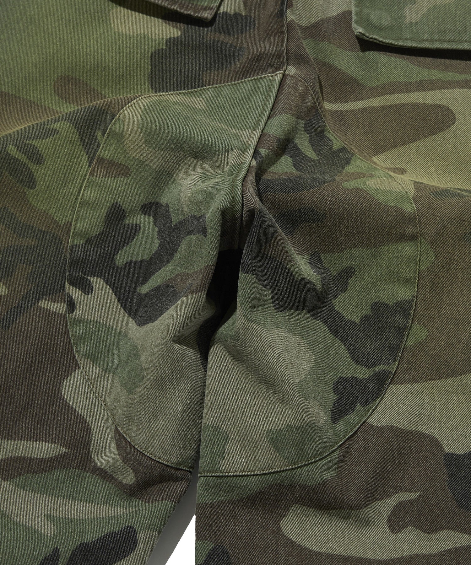 WASHED CARGO PANTS [GREEN CAMO]