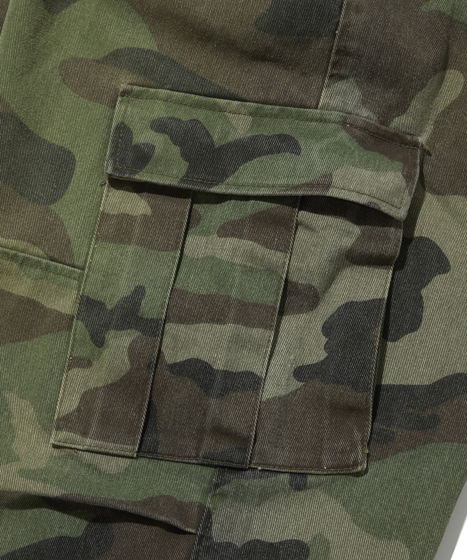 WASHED CARGO PANTS [GREEN CAMO]