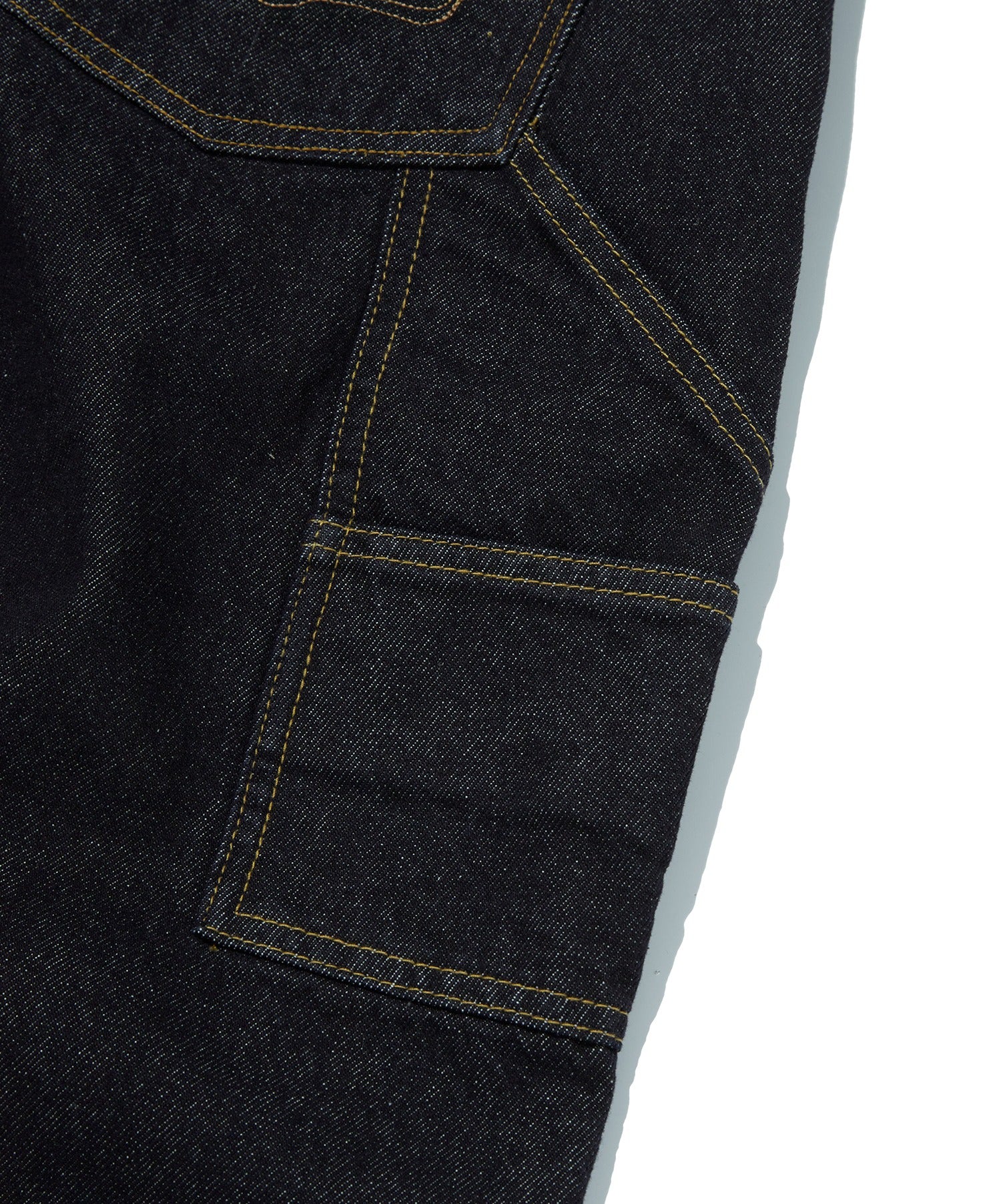 CONTOUR DOUBLE KNEE SHORTS [RAW INDIGO]
