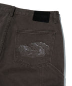 CONTOUR DOUBLE KNEE SHORTS [BROWN]