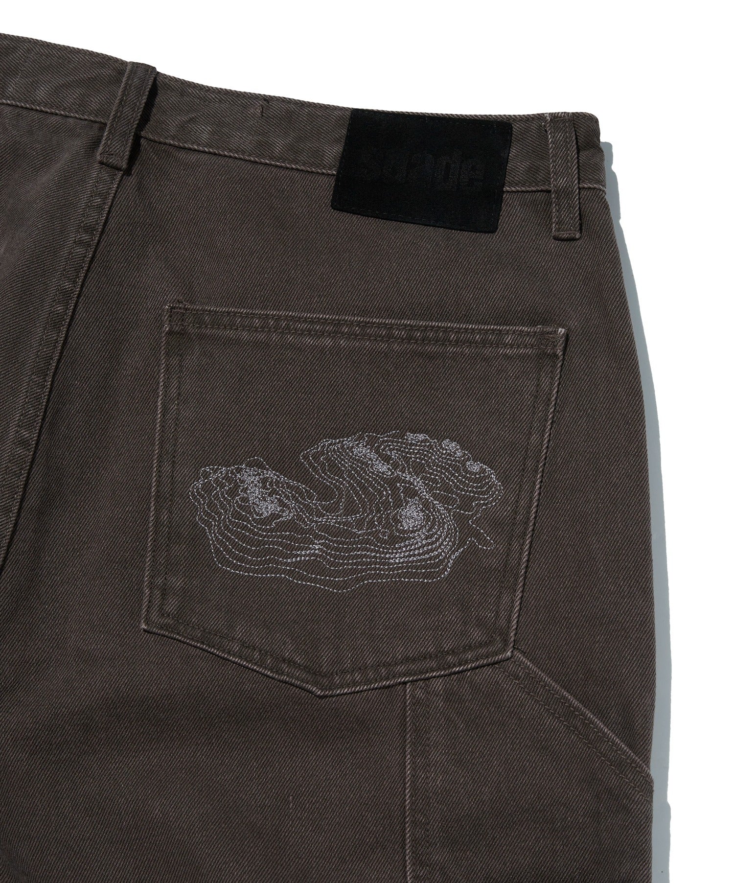 CONTOUR DOUBLE KNEE SHORTS [BROWN]
