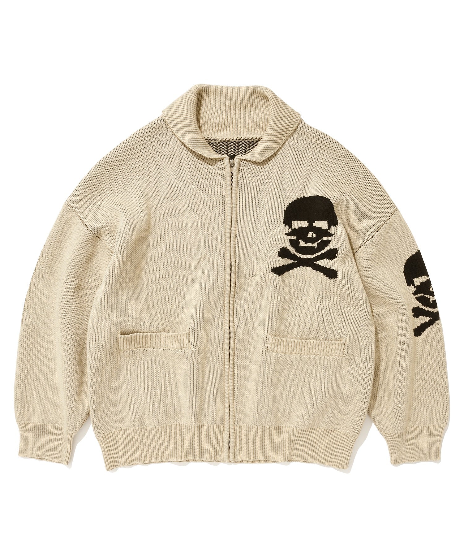 SKULL COWICHAN SWEATER [BEIGE]