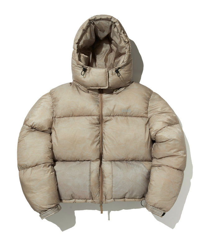 SHORT PUFFER JACKET [BEIGE] Hover Image