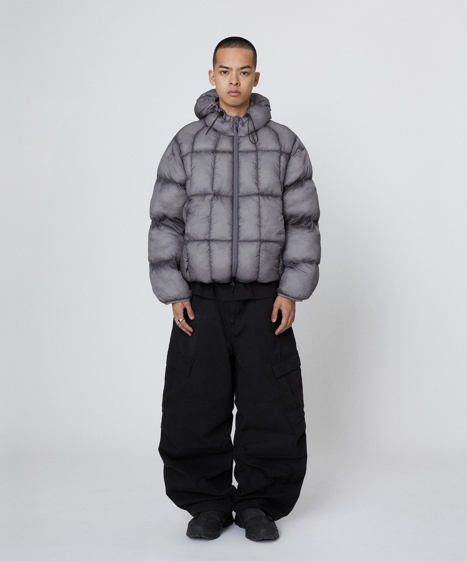 LIGHT PUFFER JACKET [GRAY]