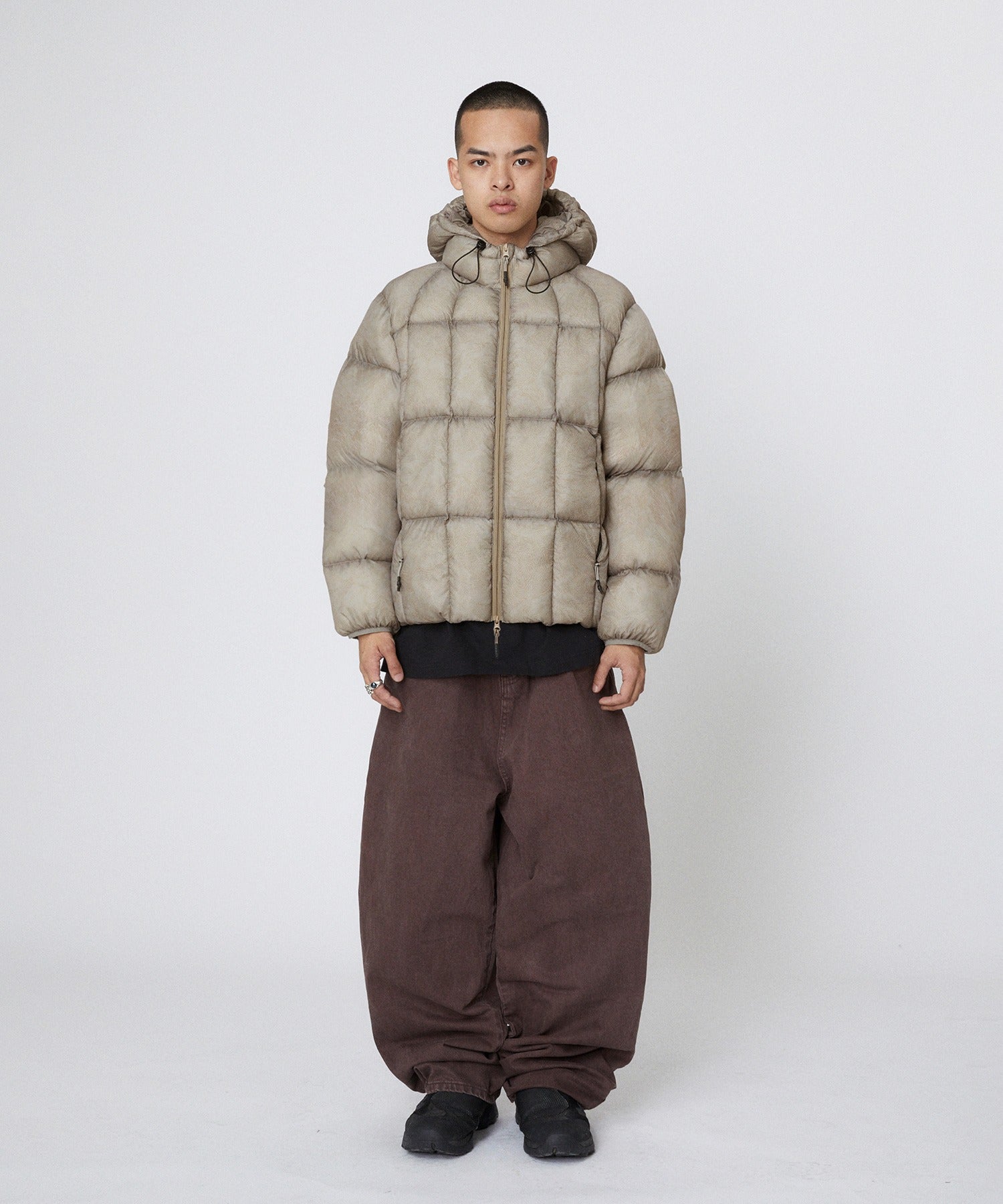 LIGHT PUFFER JACKET [BEIGE]