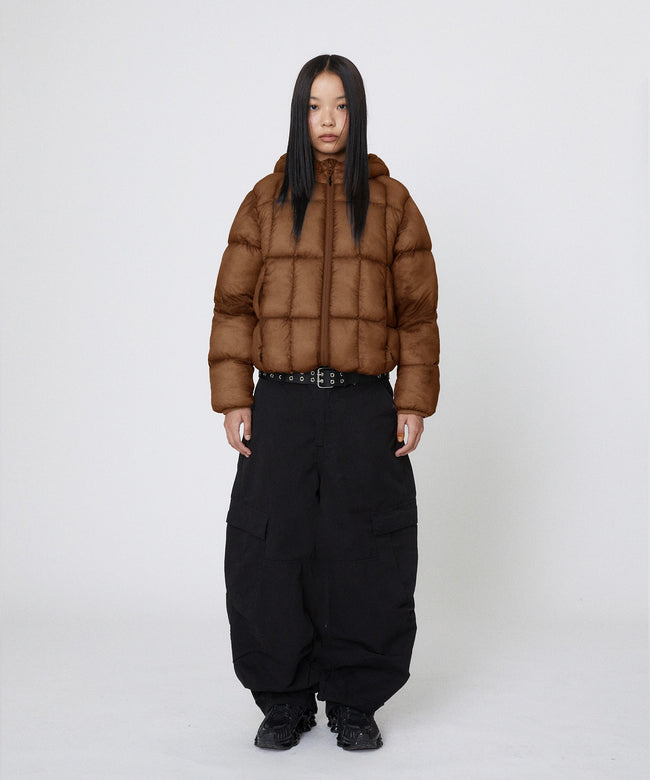 LIGHT PUFFER JACKET [BROWN] Main Image