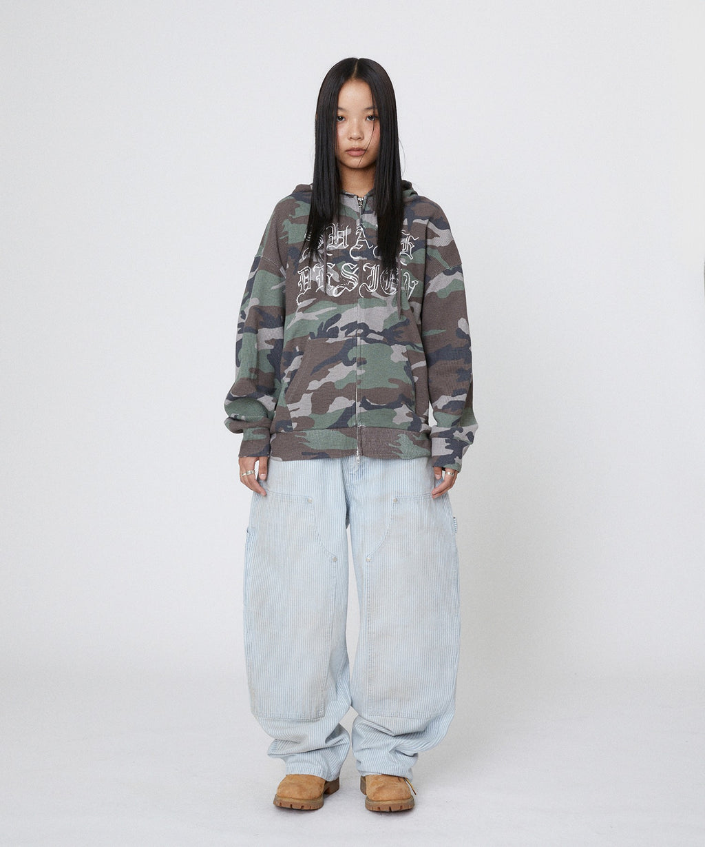 THERMAL CAMO HOOD ZIP UP [CAMO]