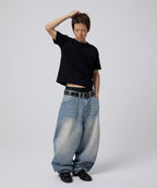CROPPED TEE [BLACK]