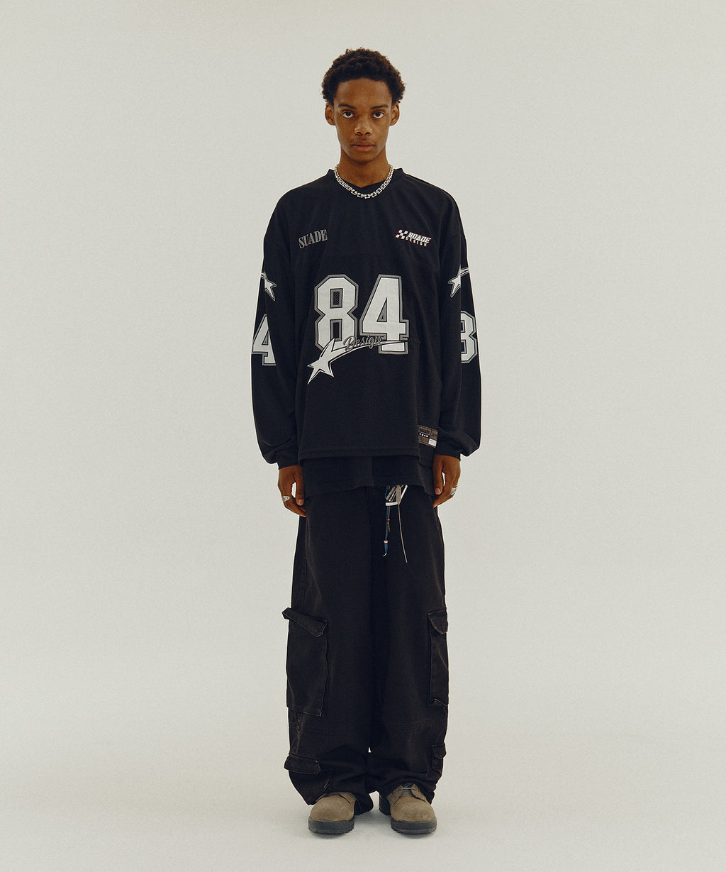84 STAR RACING LONG SLEEVE [BLACK]
