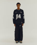 84 STAR RACING LONG SLEEVE [BLACK]