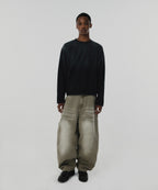 WRINKLE DENIM [OLIVE]
