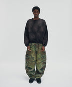 WASHED CARGO PANTS [GREEN CAMO]