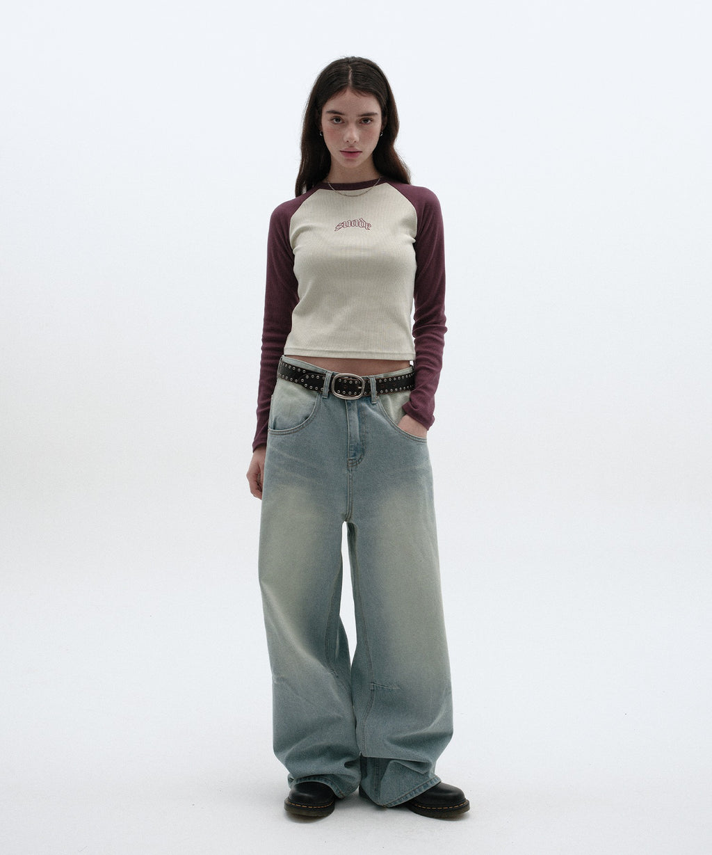 COLOR WASHED DENIM [BLUE]