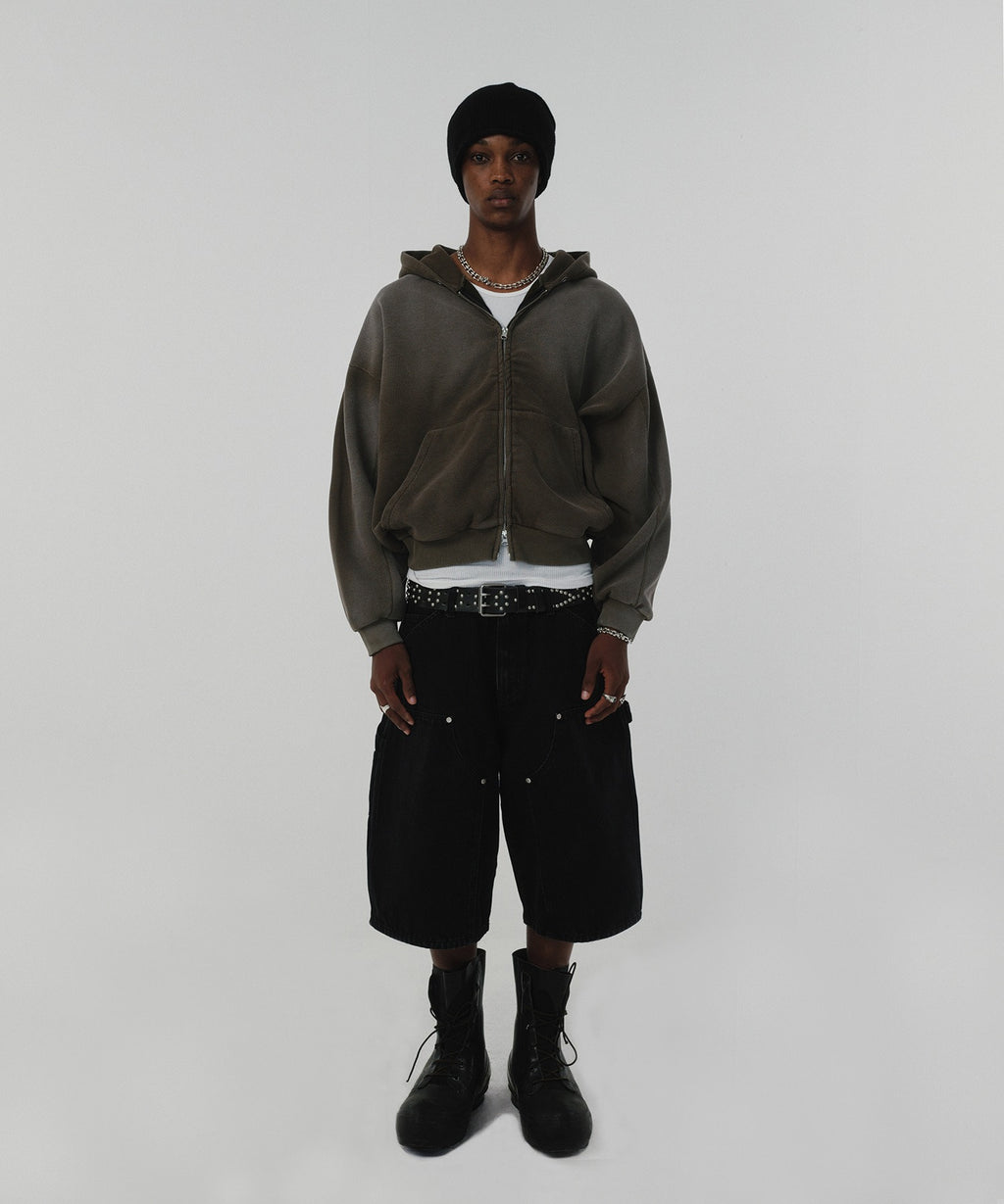 CONTOUR DOUBLE KNEE SHORTS [BLACK]