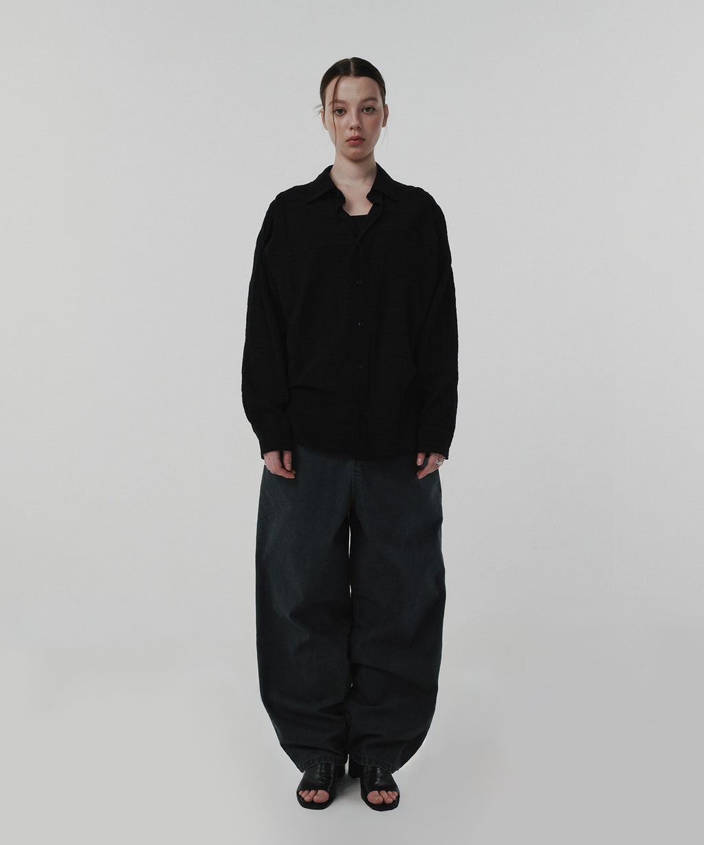 CONTOUR POCKET DENIM [WASHING BLACK]