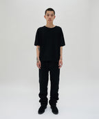 TEXTURED POCKET TEE [BLACK]