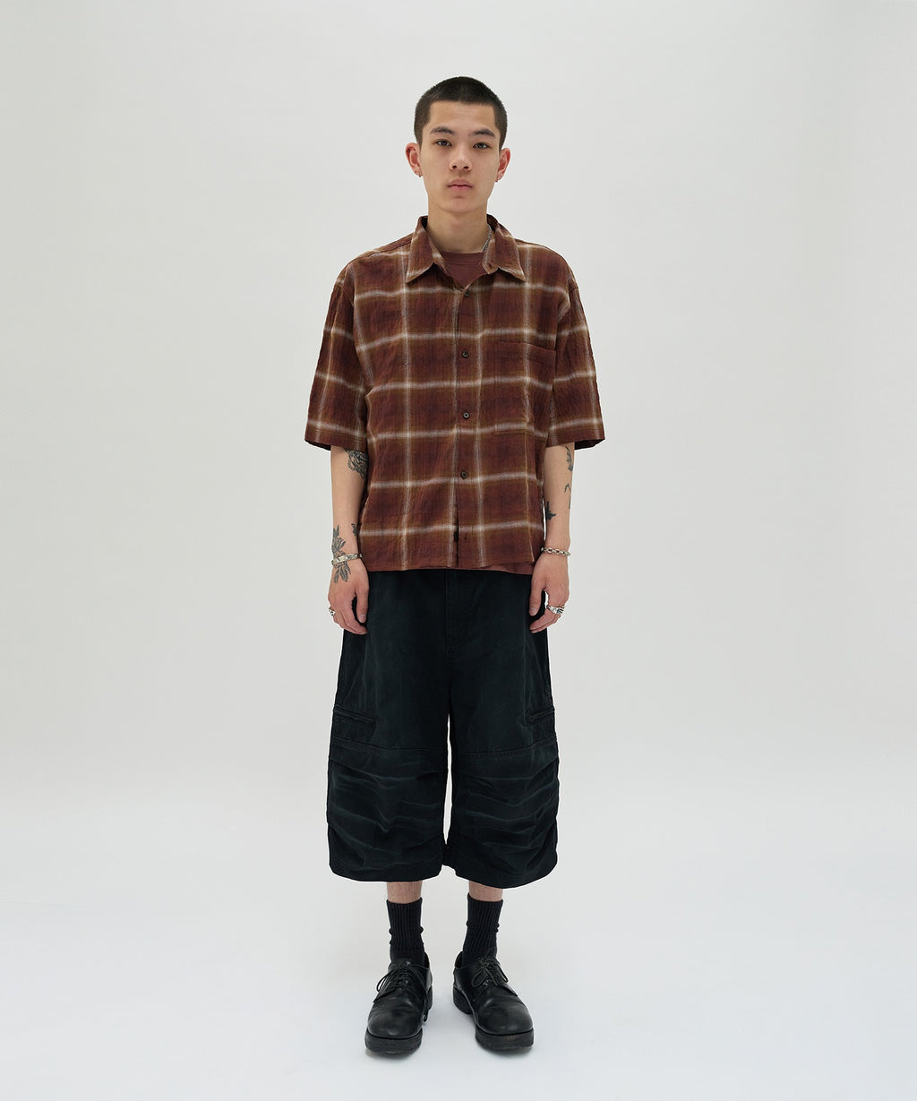 UTILITY CARGO SHORTS [BLACK]