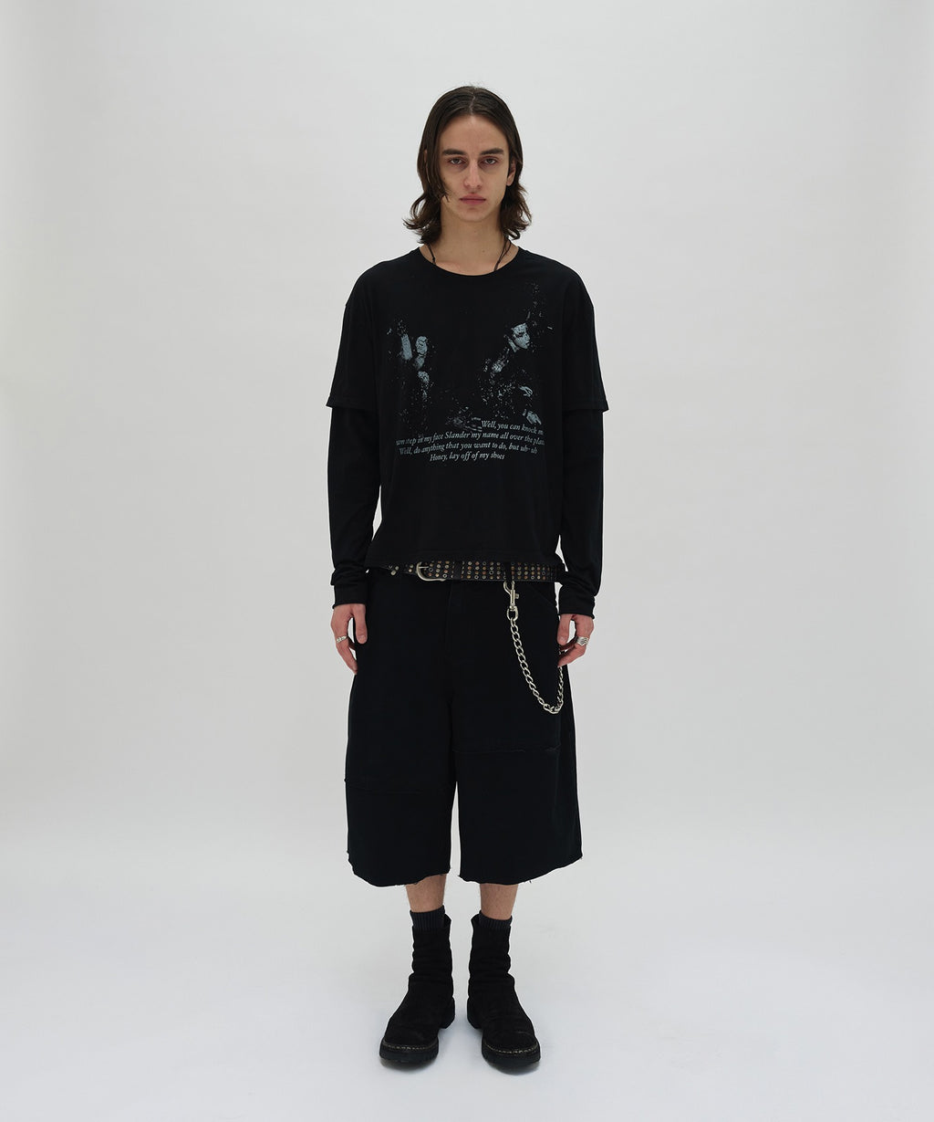 LAYERED LONG SLEEVE [BLACK]