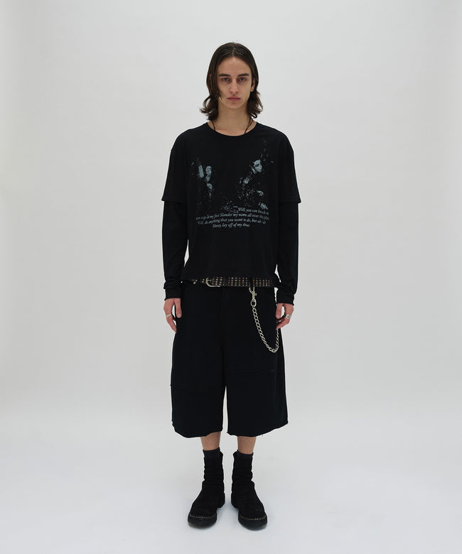 LAYERED LONG SLEEVE [BLACK] Main Image