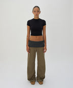 SHORT FIT JERSEY [BLACK]