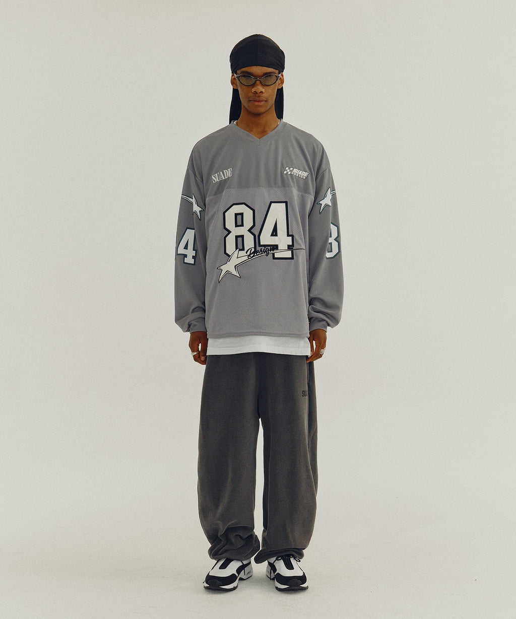 84 STAR RACING LONG SLEEVE [GRAY]