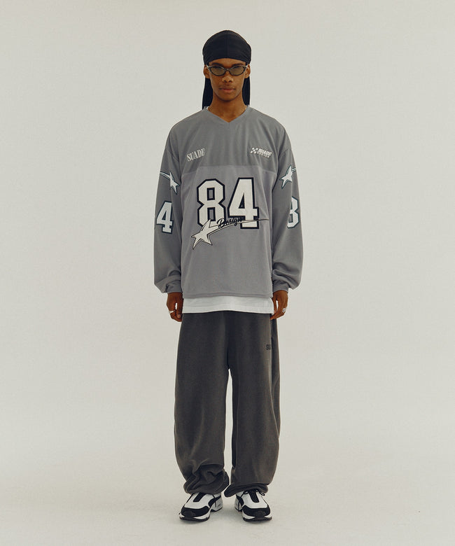 84 STAR RACING LONG SLEEVE [GRAY] Main Image