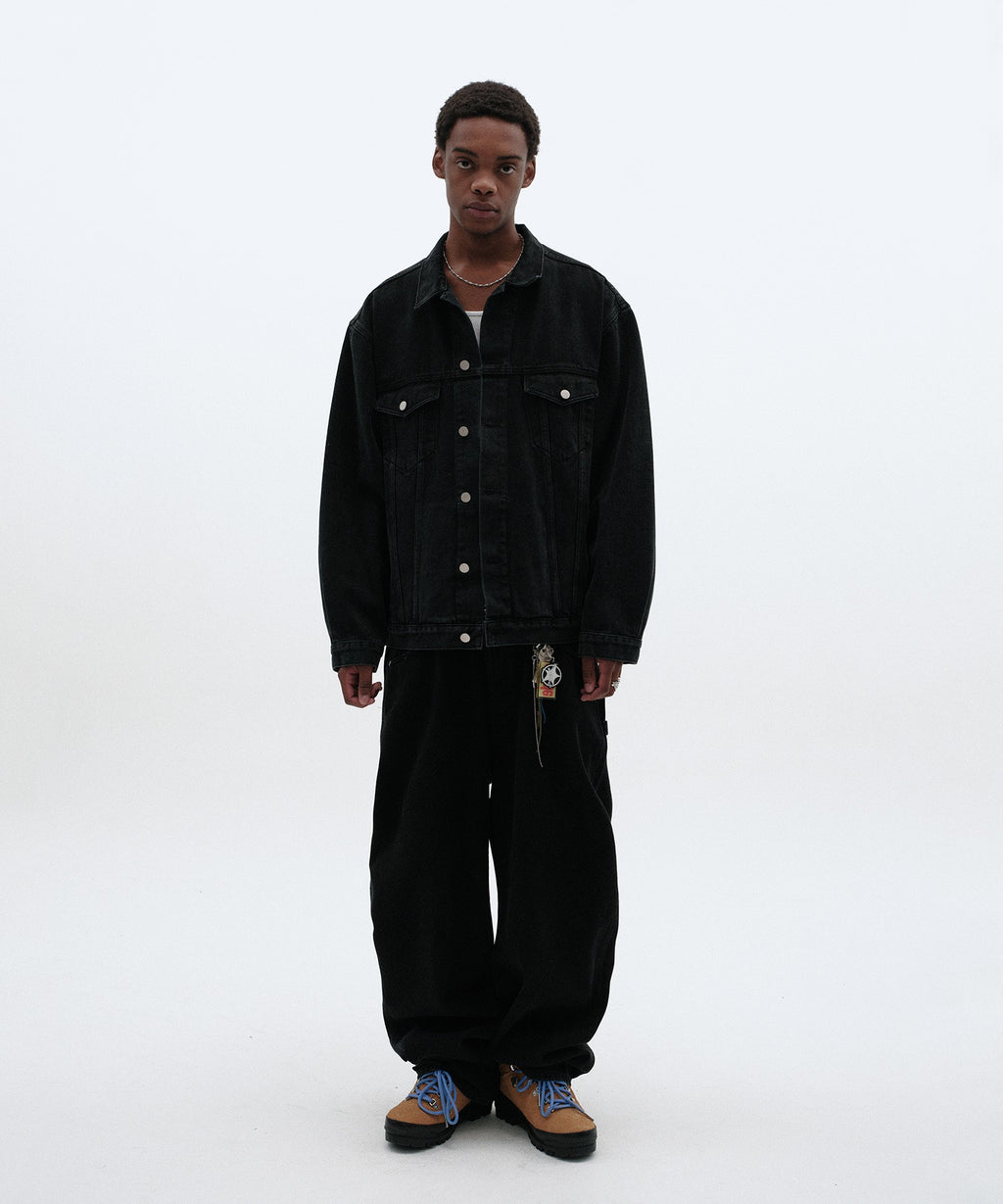 BAGGY DENIM [BLACK]