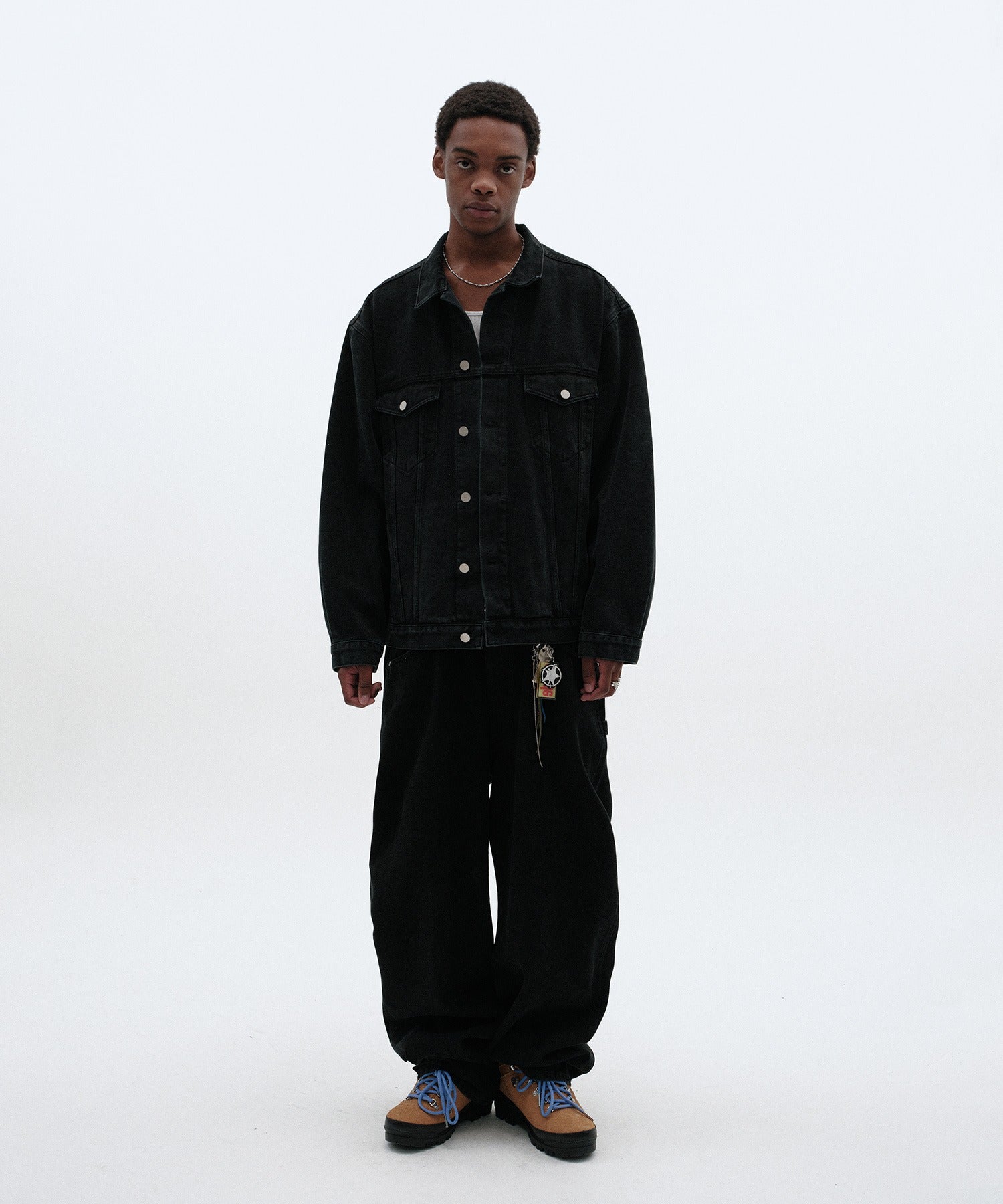 BAGGY DENIM [BLACK]