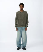 WASHED KNIT [KHAKI]