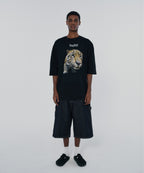 HUH!! LEOPARD TEE [BLACK]