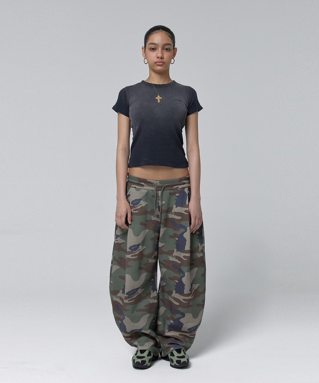 TWO TUCK LONG PANTS [CAMO]