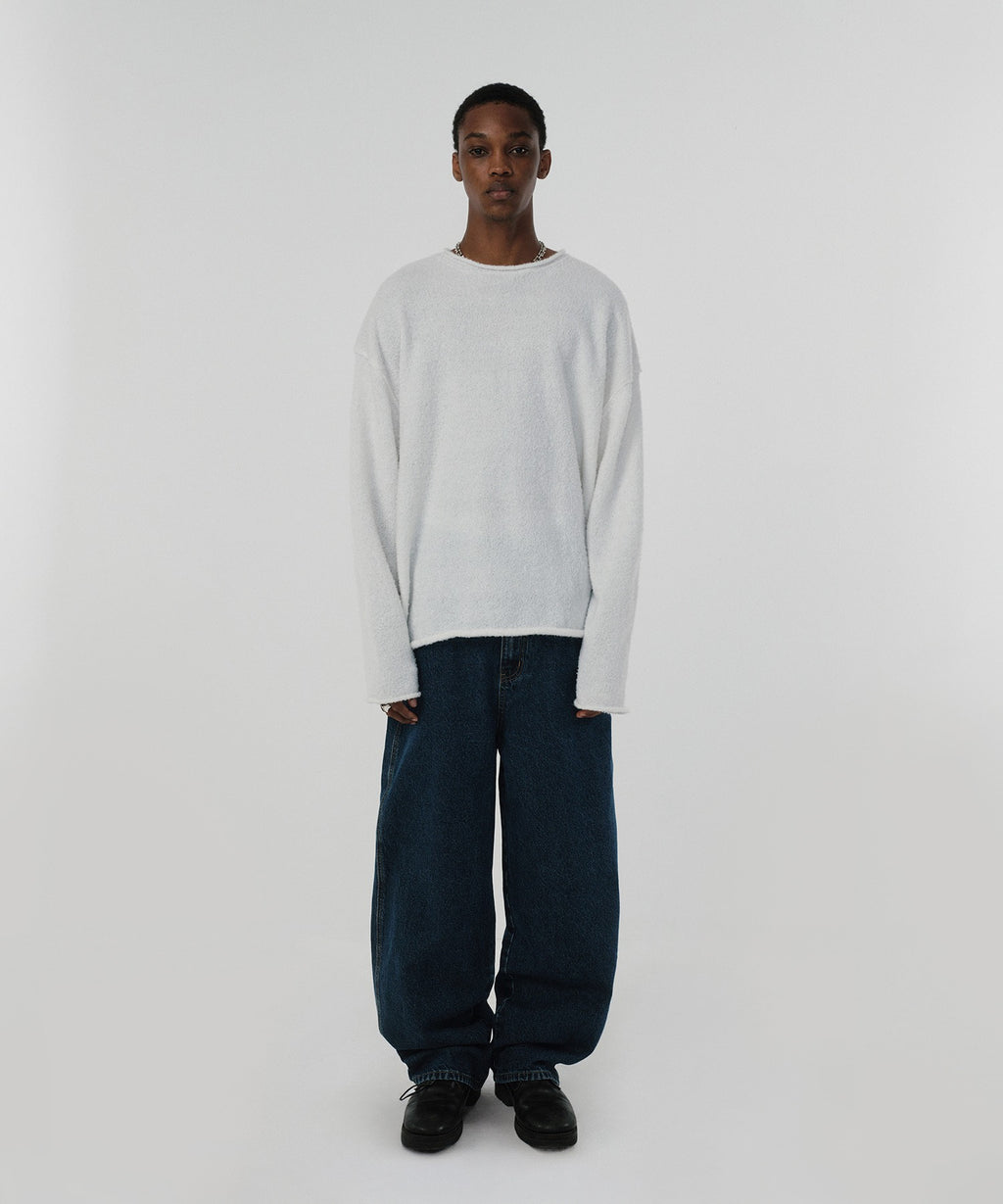 SHEARLING KNIT [WHITE]
