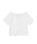 SUNNY ONE SHOULDER TEE [WHITE]