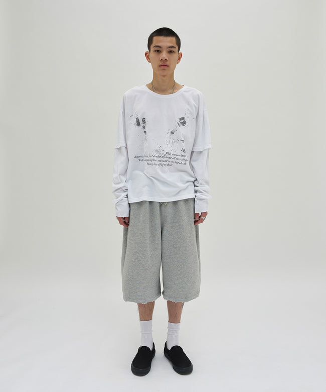 LAYERED LONG SLEEVE [WHITE] Main Image