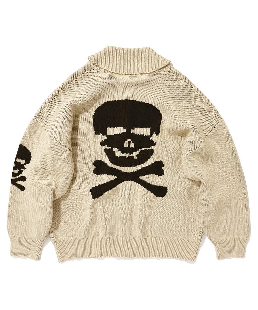 SKULL COWICHAN SWEATER [BEIGE]