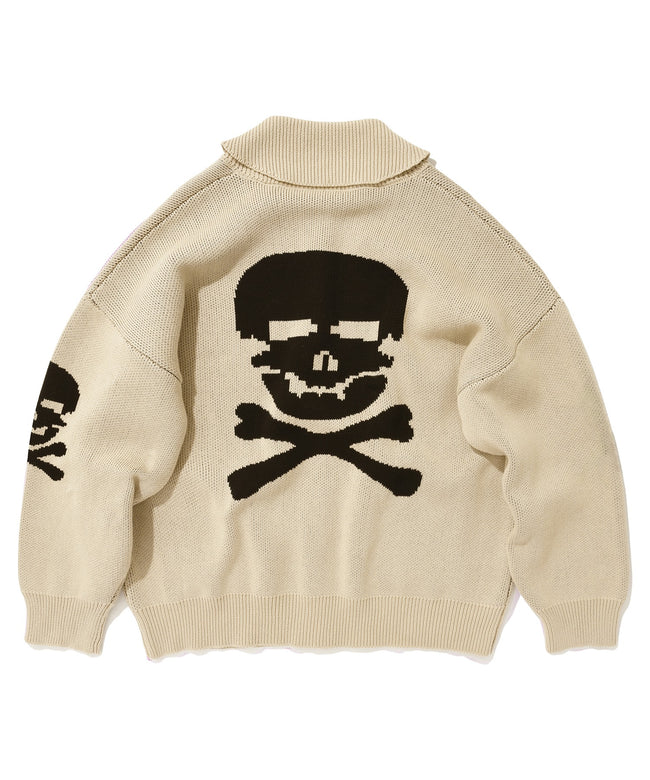 SKULL COWICHAN SWEATER [BEIGE] Main Image