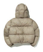 SHORT PUFFER JACKET [BEIGE]