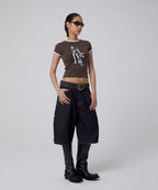 CARPENTER DENIM SHORTS [RAW INDIGO]