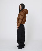 LIGHT PUFFER JACKET [BROWN]