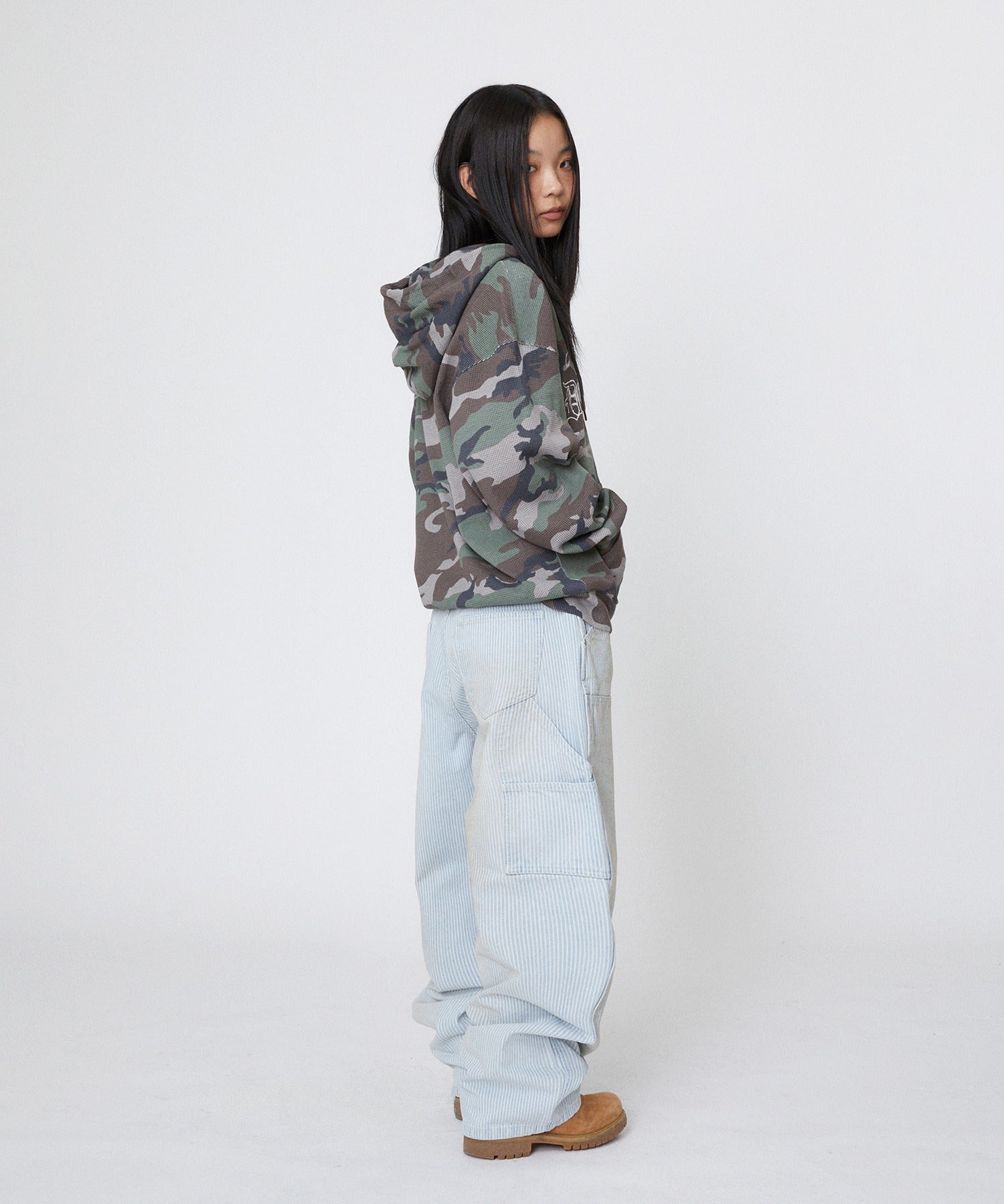 THERMAL CAMO HOOD ZIP UP [CAMO]
