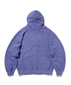 LOOSE SUADE HOOD ZIP UP [PIGMENT PURPLE]
