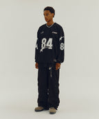 84 STAR RACING LONG SLEEVE [BLACK]