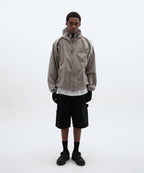 CARPENTER DENIM SHORTS [BLACK]