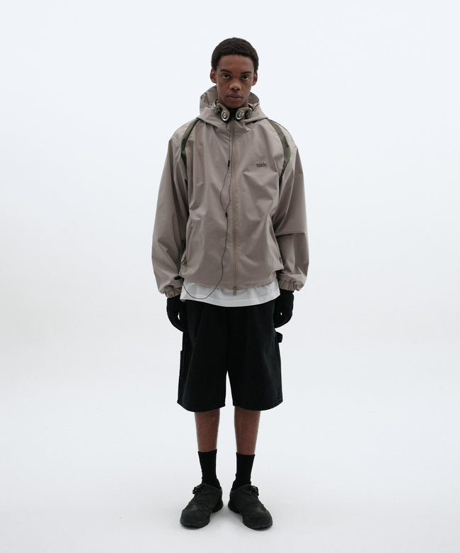 CARPENTER DENIM SHORTS [BLACK] Main Image