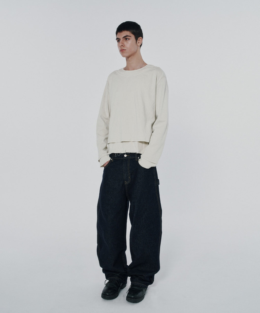 BAGGY DENIM [RAW INDIGO]