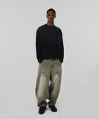 WRINKLE DENIM [OLIVE]