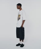HUH!! LEOPARD TEE [WHITE]