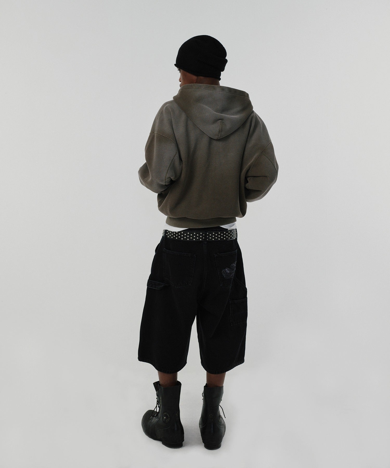 CONTOUR DOUBLE KNEE SHORTS [BLACK]