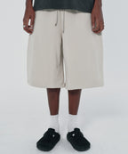 WIDE SWEAT SHORTS [IVORY]